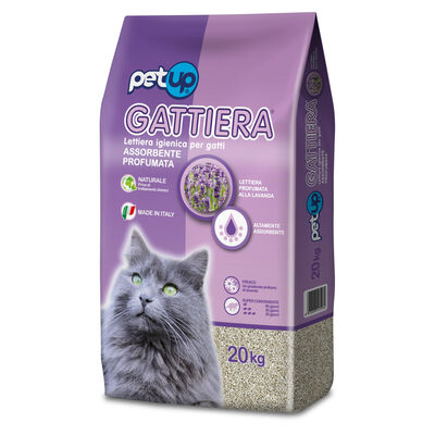 Petup Lettiera Assorbente alla Lavanda per Gatti 20 kg