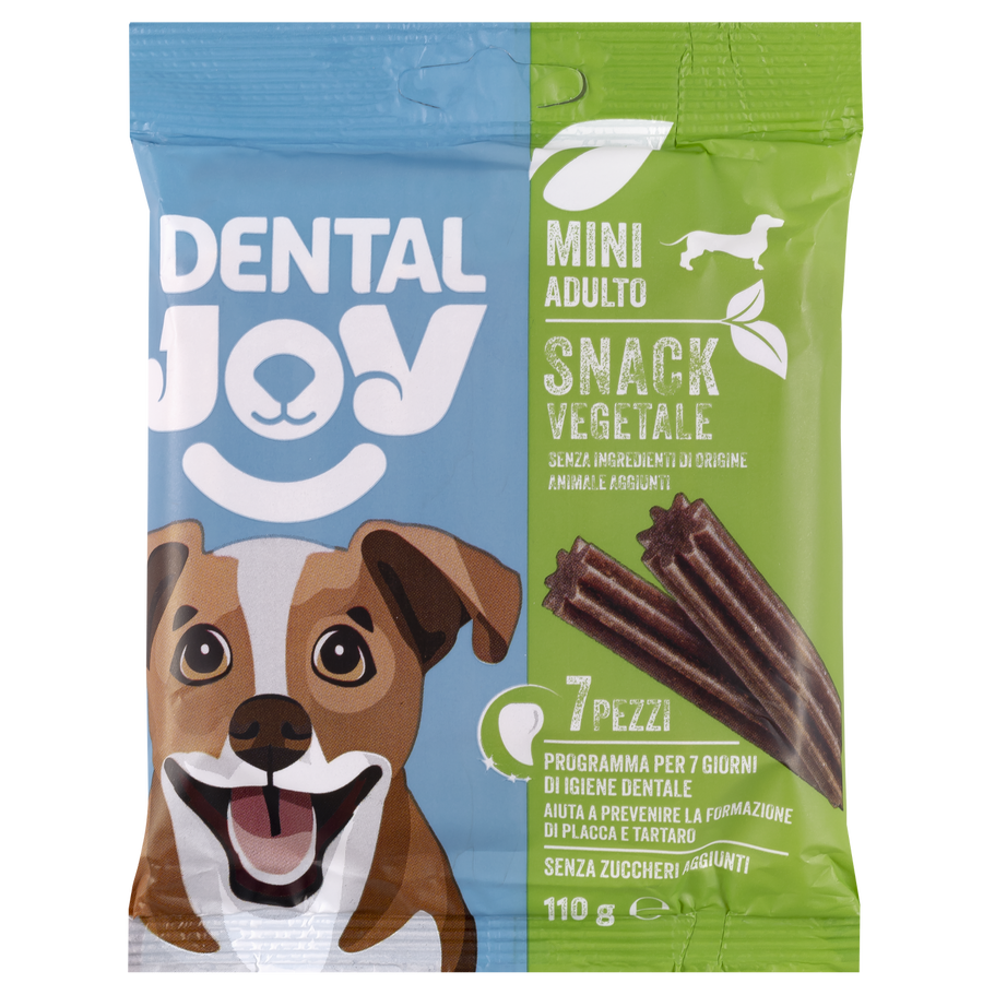DentalJoy Dog Adult Mini Snack Vegetale 7 pz