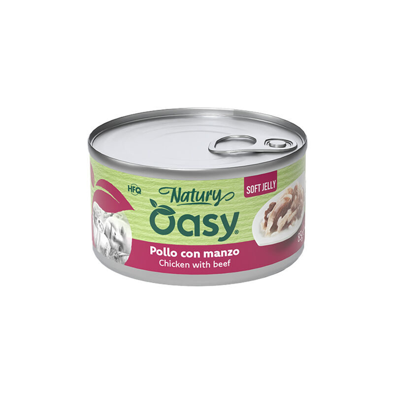 Oasy Natury Cat Adult Pollo con manzo 85 gr