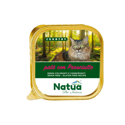 Natua Country Cat Adult Paté prosciutto 100 gr