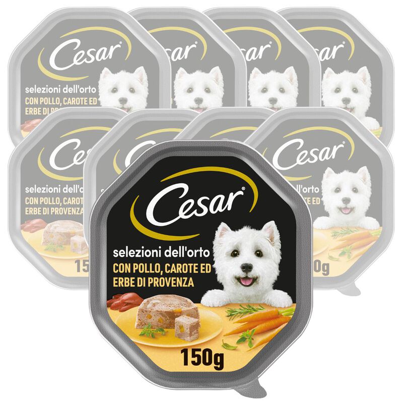 Cesar Dog Selezione dell'Orto con Pollo e Carote 150 gr