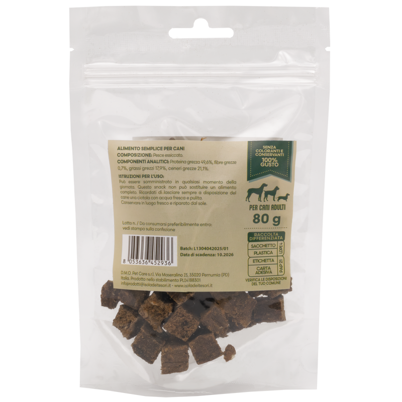 Crancito's Dog Adult Cubetti di pesce 80gr