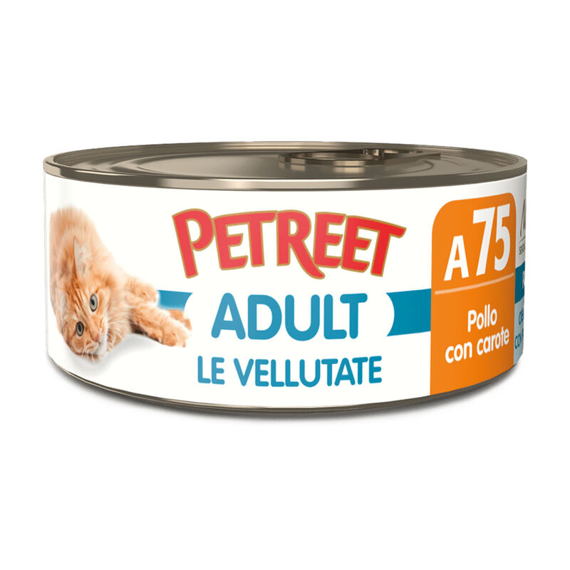 Petreet Cat Vellutate Pollo con carote 70 gr A75