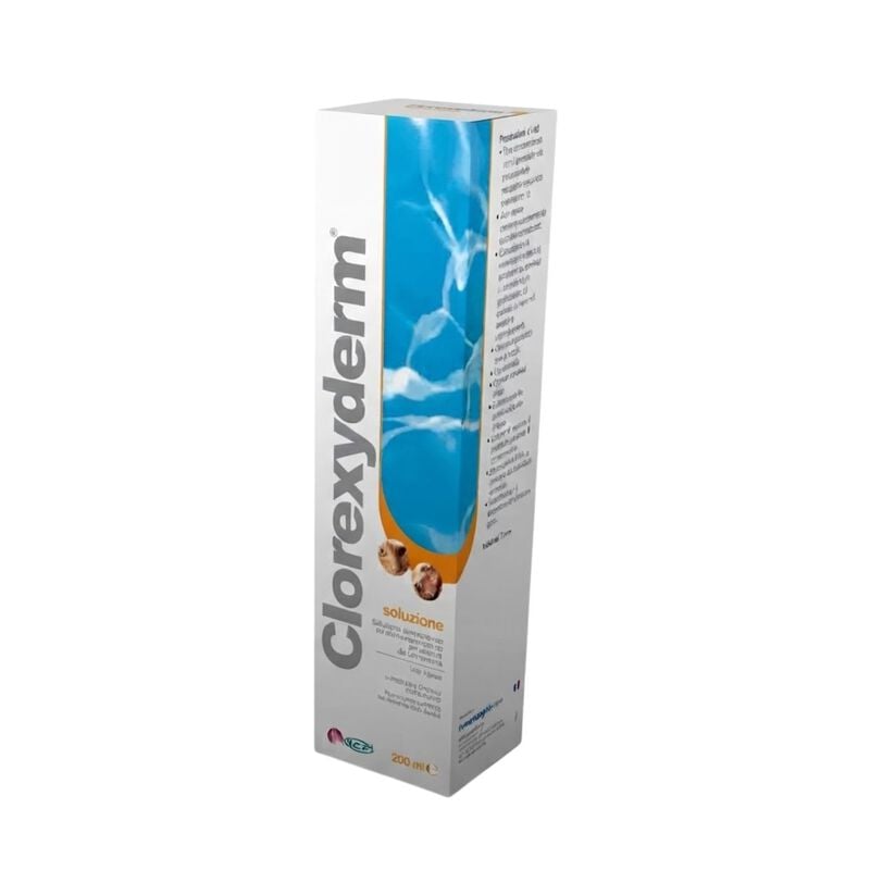 I.c.f Clorexyderm Soluzione Disinfettante per cani e gatti 200 ml
