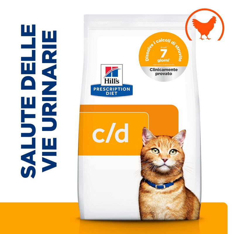 Hill's Prescription Diet Cat c/d Multicare Urinary Care con Pollo 1,5 kg