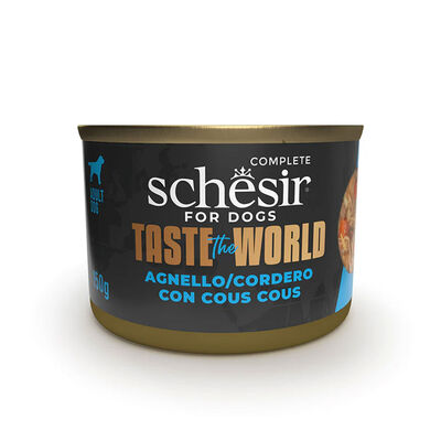 Schesir Taste the World  Dog Adult Agnello con cous cous in brodo 150gr