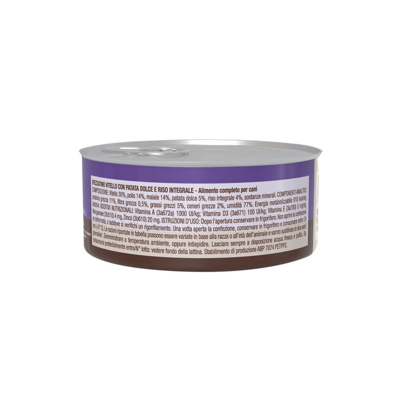 O-life Spezzatino Vitello con patata dolce per Cani Adulti 85gr