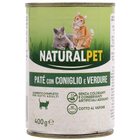 Naturalpet Cat Adult Paté Coniglio e Verdure 400 gr