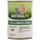 Naturalpet Cat Adult Paté Coniglio e Verdure 400 gr image number 0