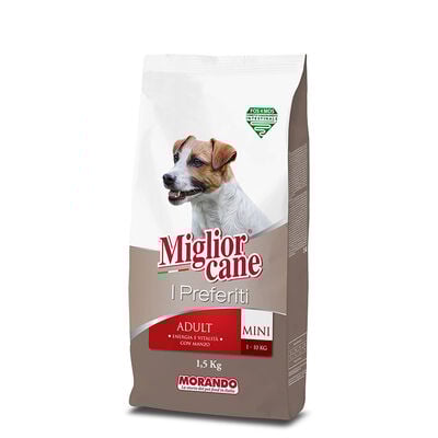 Migliorcane I preferiti Dog Adult Mini con Manzo 1,5kg