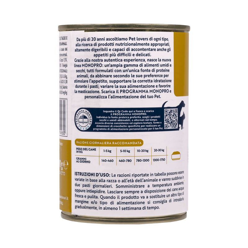 Monopro Dog Adult All Breeds Patè Pollo 400 gr