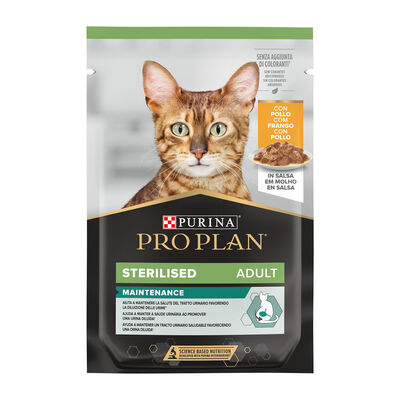 Purina Pro Plan Nutri Savour Cat Adult Sterilised Pezzetti con Pollo in Salsa 85 gr
