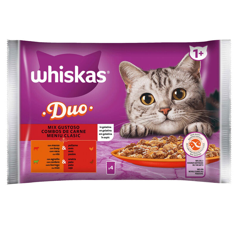 Whiskas Duo Mix Gustoso 4x85gr