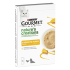 Gourmet Nature's Creations Snack per gatti Exquisite Puree Pollo e Zucca 5x10 gr image number 0