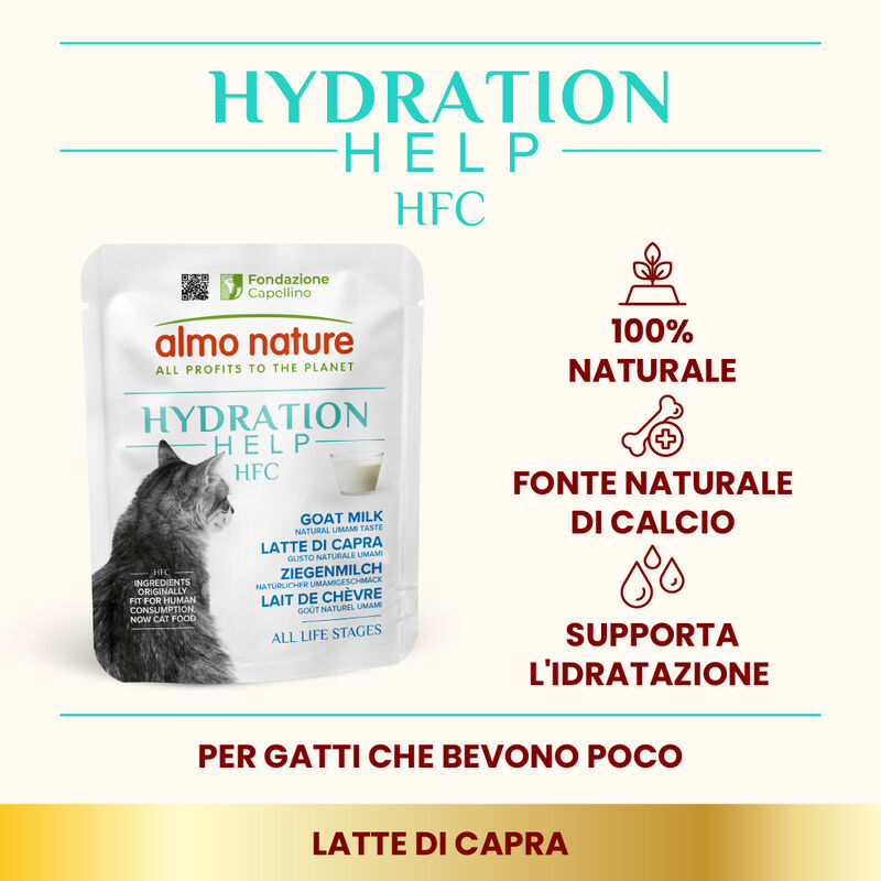 Almo Nature Cat HFC Hydration Help Latte di Capra 50g