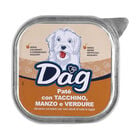 Dag Dog Adult All Breed paté con Tacchino, manzo e verdure 300gr