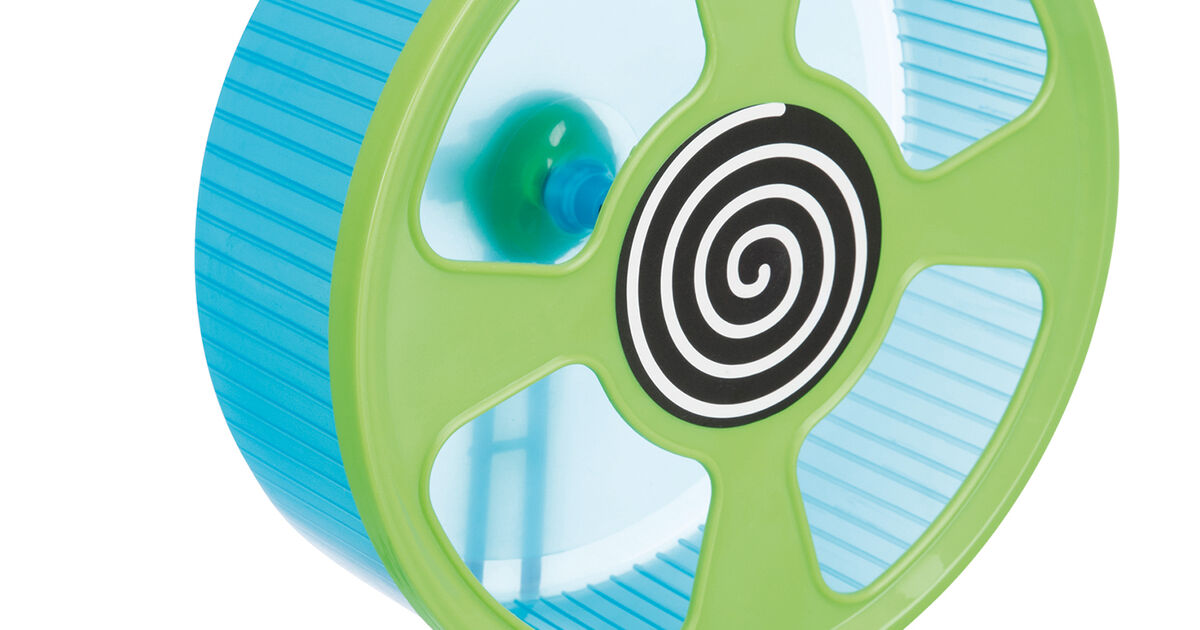 Ruota Per Esercizio Per Animali - Diametro 20cm, Plastica, Colorata