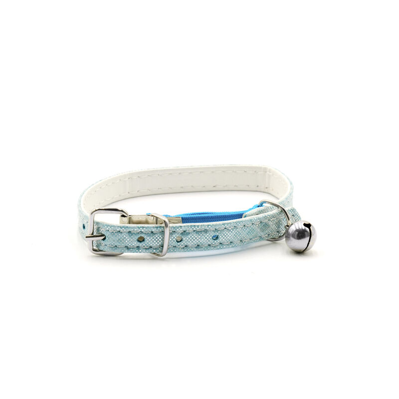 Petup Collare Gatto 10mm Glitter Azzurro