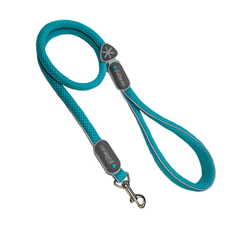 Coralpina Guinzaglio Cinquetorri turchese 4/6