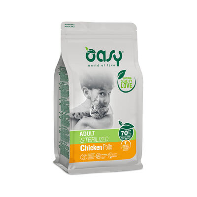 Oasy Cat Adult Sterilised Pollo 1,5 Kg