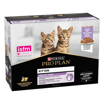 Purina ProPlan Cat Kitten Healthy Start con Tacchino 75grx10pz