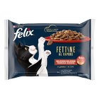 Felix Cat Adult Fettine al vapore Manzo e Pollo 80grx4 pz