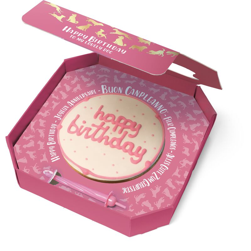 DoggyeBag Torta di Camplenanno per cani Rosa 120 gr