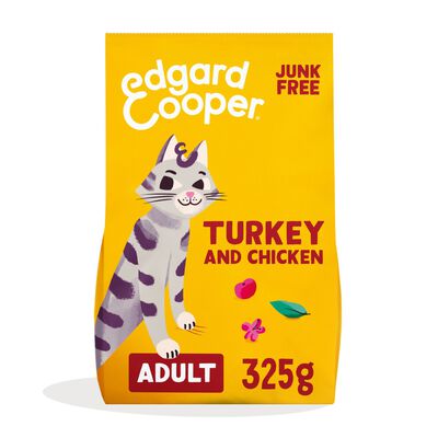 Edgard & Cooper Cat Adult Pollo e Tacchino 325 gr