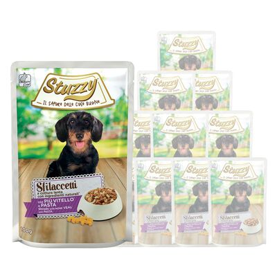 Stuzzy Dog Sfilaccetti con Vitello e Pasta 100 gr