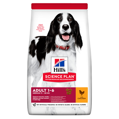 Hill's Science Plan Dog Medium Adult con Pollo 14 kg