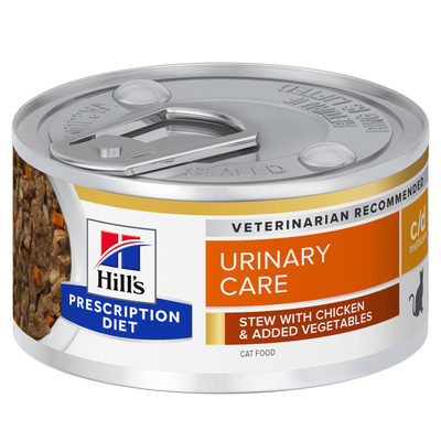 Hill's Prescription Diet Cat c/d Multicare spezzatino con pollo e verdure 82 gr.