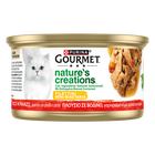 Gourmet Nature's Creations  Cat Adult  Ricco in Manzo con piselli e carote 85 gr