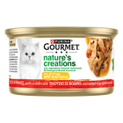 Gourmet Nature's Creations Cat Adult Ricco in Manzo con piselli e carote 85 gr image number 0