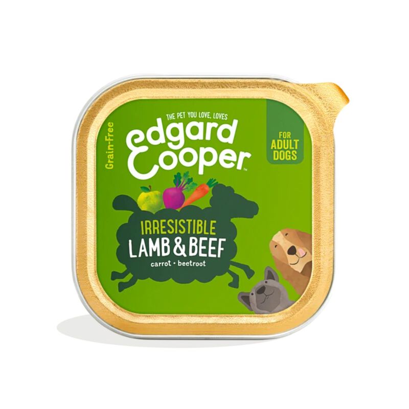 Edgard & Cooper Dog Adult Agnello e Pollo 300 gr x 4