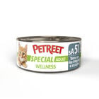 Petreet Wellness Cat Adult Tonno, Riso integrale e Acciughe 70 gr image number 0