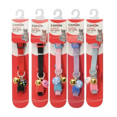 Camon Collare Elasticizzato Bicolore per gatti 10x200/300 mm