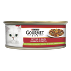 Gourmet Rosso Cat Adult Fettine con Coniglio, Rognone e Verdure 195 gr