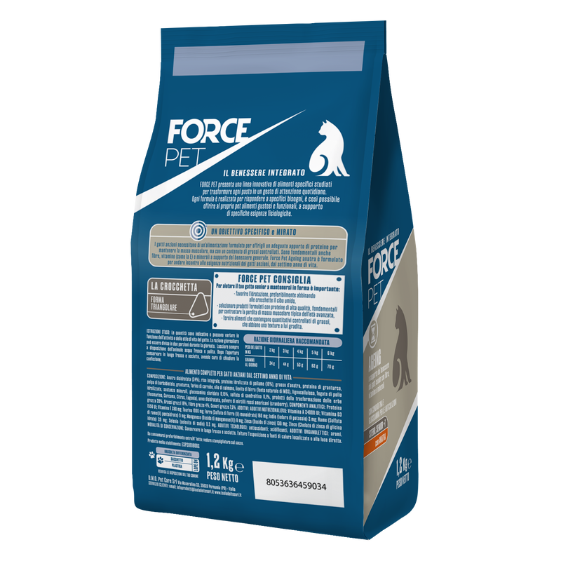 Forcepet Cat Senior 7+ anni Steril Ageing con anatra 1,2kg
