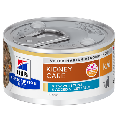 Hill's Prescription Diet Cat Diet k/d spezzatino con tonno e verdure aggiunte 82gr