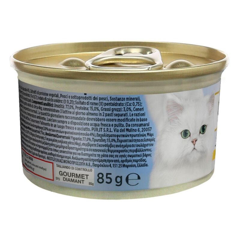 Gourmet Diamant Cat Adult Sfilaccetti con Pollo Naturale 85 gr