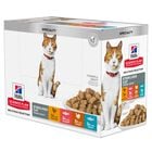 Hill's Science Plan Cat Young Adult Sterilized con Pollo, Salmone, Trota e Tacchino 12x85 gr image number 0