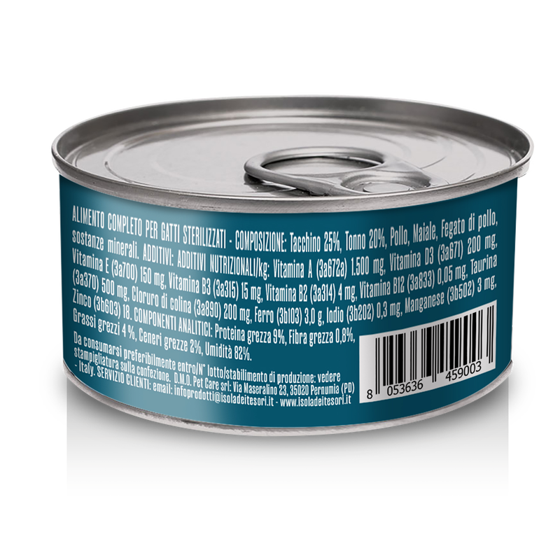 Forcepet Cat Adult Steril Exigent soft pat&egrave; con tacchino 85gr