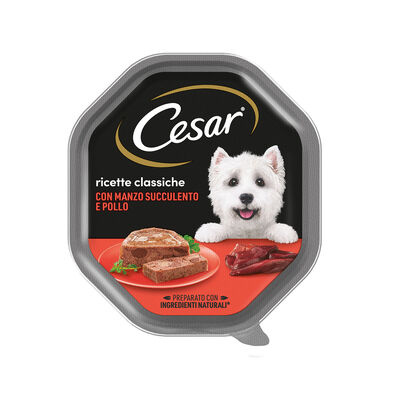 Cesar Dog Ricette Classiche Manzo e Pollo 150 gr