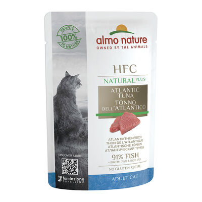 Almo Nature HFC Natural Plus Cat Tonno dell'Atlantico 55 gr