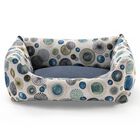 Leo Pet Cuccia per cani Rodi Blue Circles 60 x 70 cm