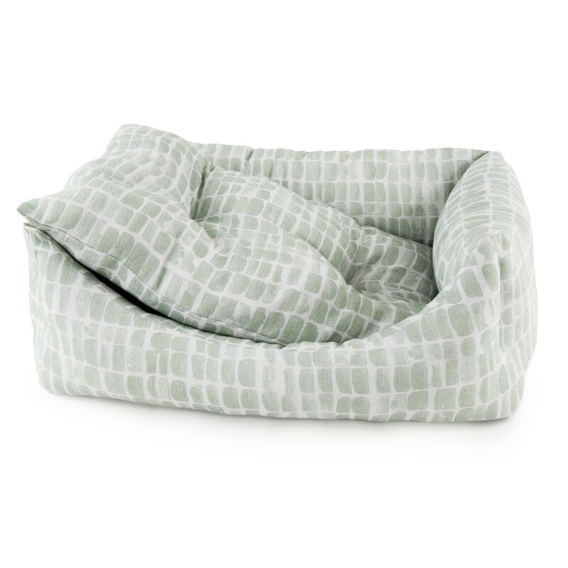 Leo Pet Cuccia Rodi Verde e Bianca 60x70 cm