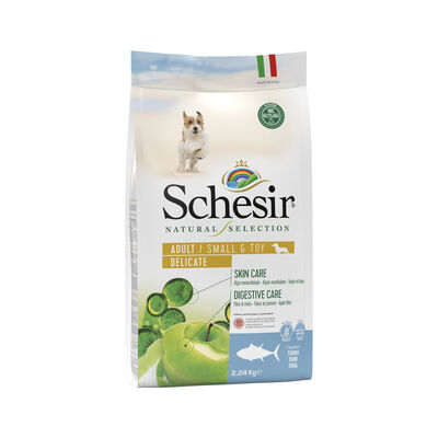 Schesir Natural Selection Delicate Dog Adult small&toy ricco in tonno 2,24 kg