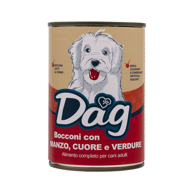 Dag Dog Adult All Breeds Manzo cuore e verdure 415 gr