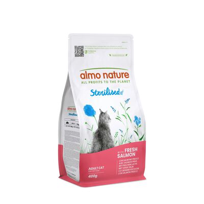 Almo Nature Holistic Sterilised Cat Adult con Salmone 400 gr