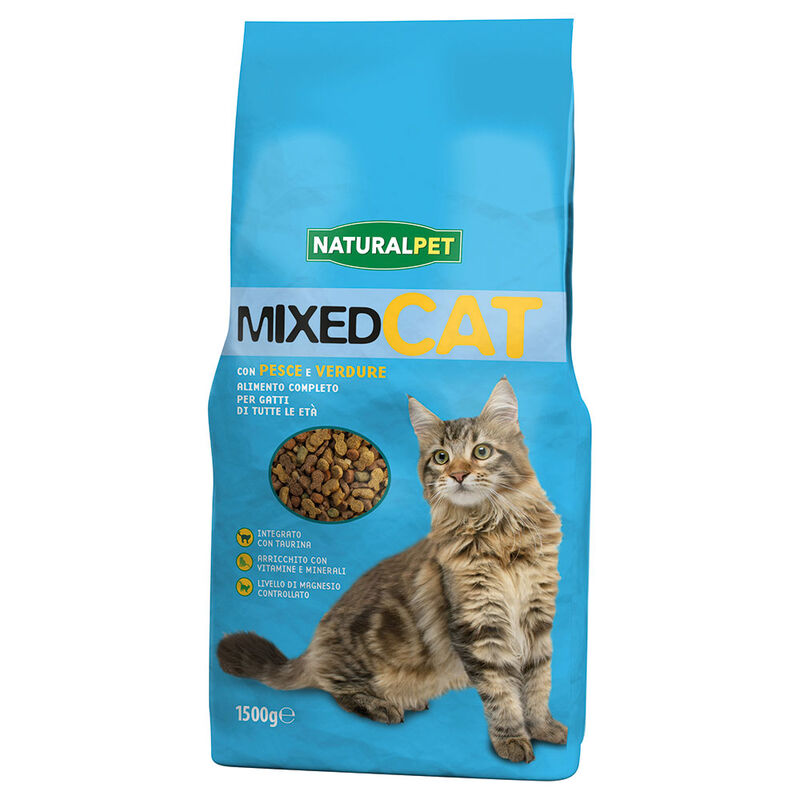 Naturalpet Cat Mixed Tonno e Verdure 1,5 kg